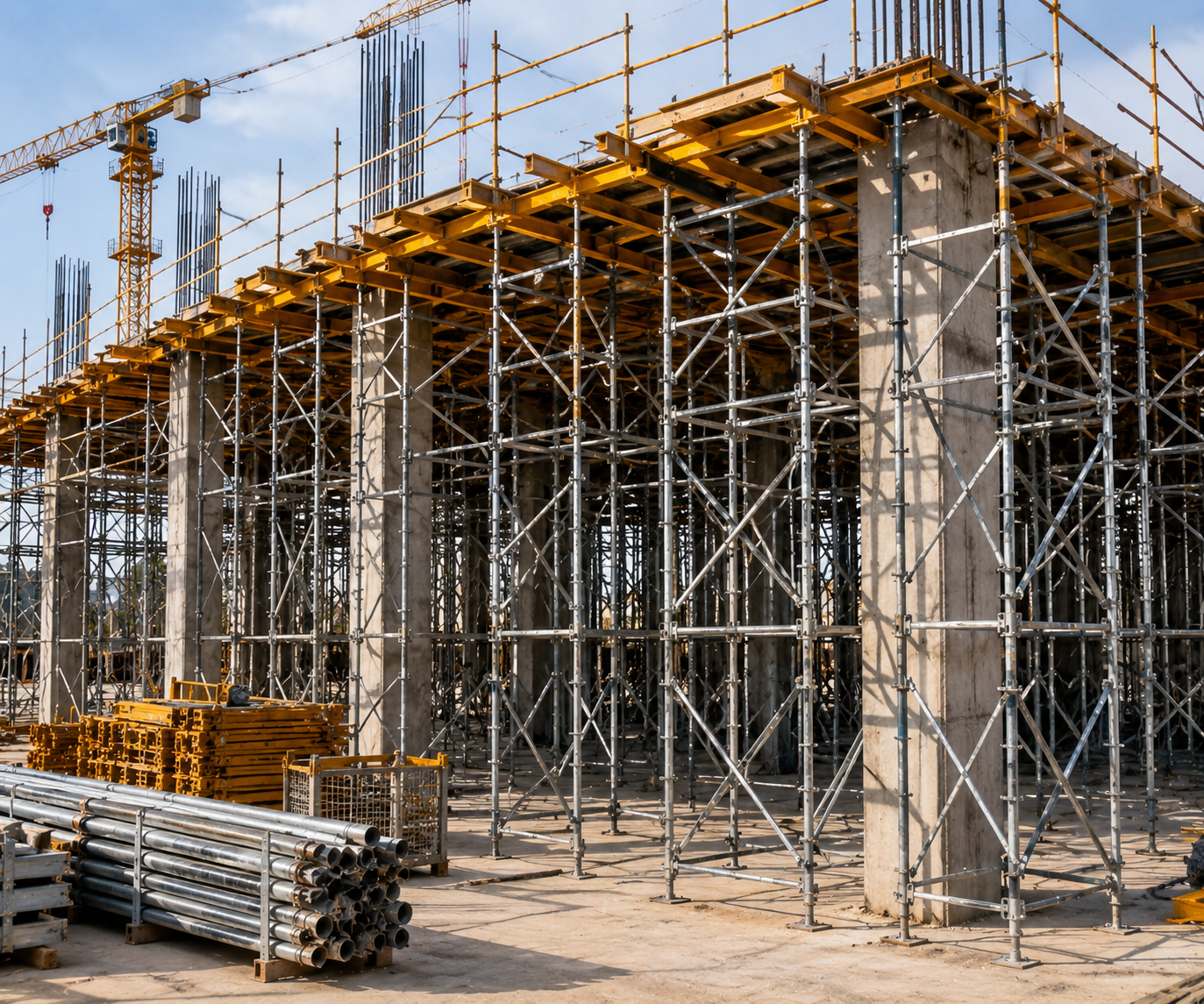 Shoring and Scaffolding Solutions for Construction Projects