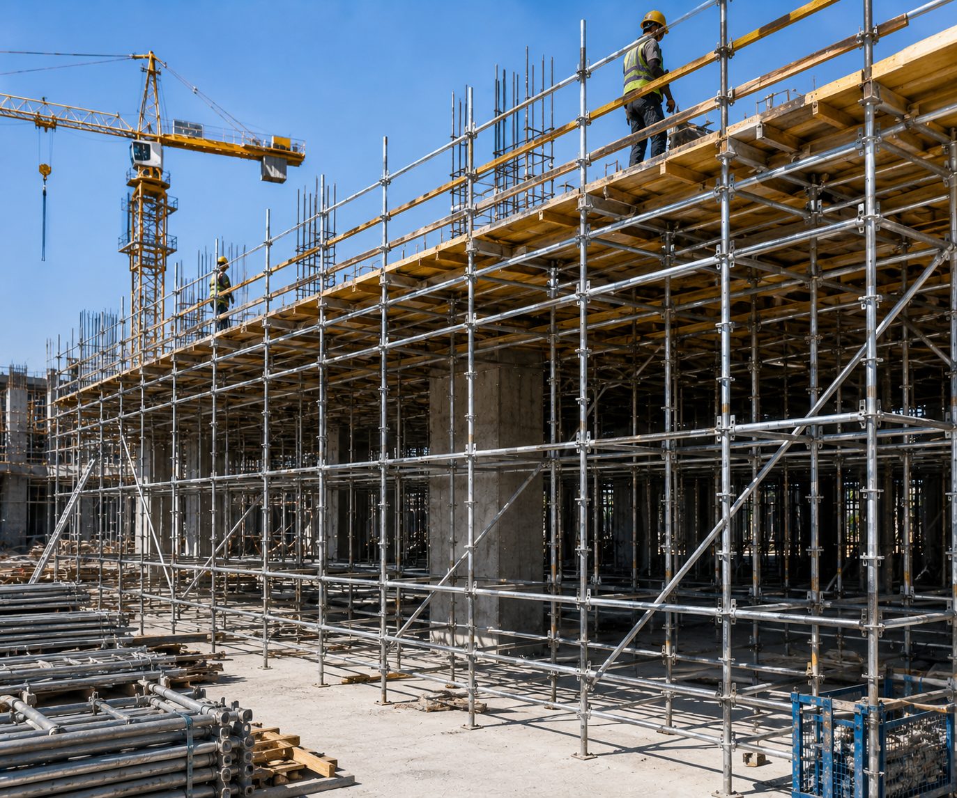 Cuplock Scaffolding: A Fast and Efficient System for Construction Projects