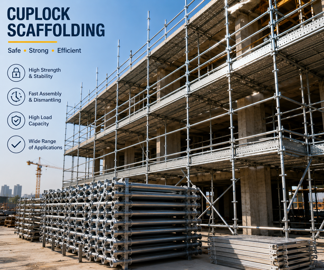 Cuplock Scaffolding: A Reliable Solution for Modern Construction Projects