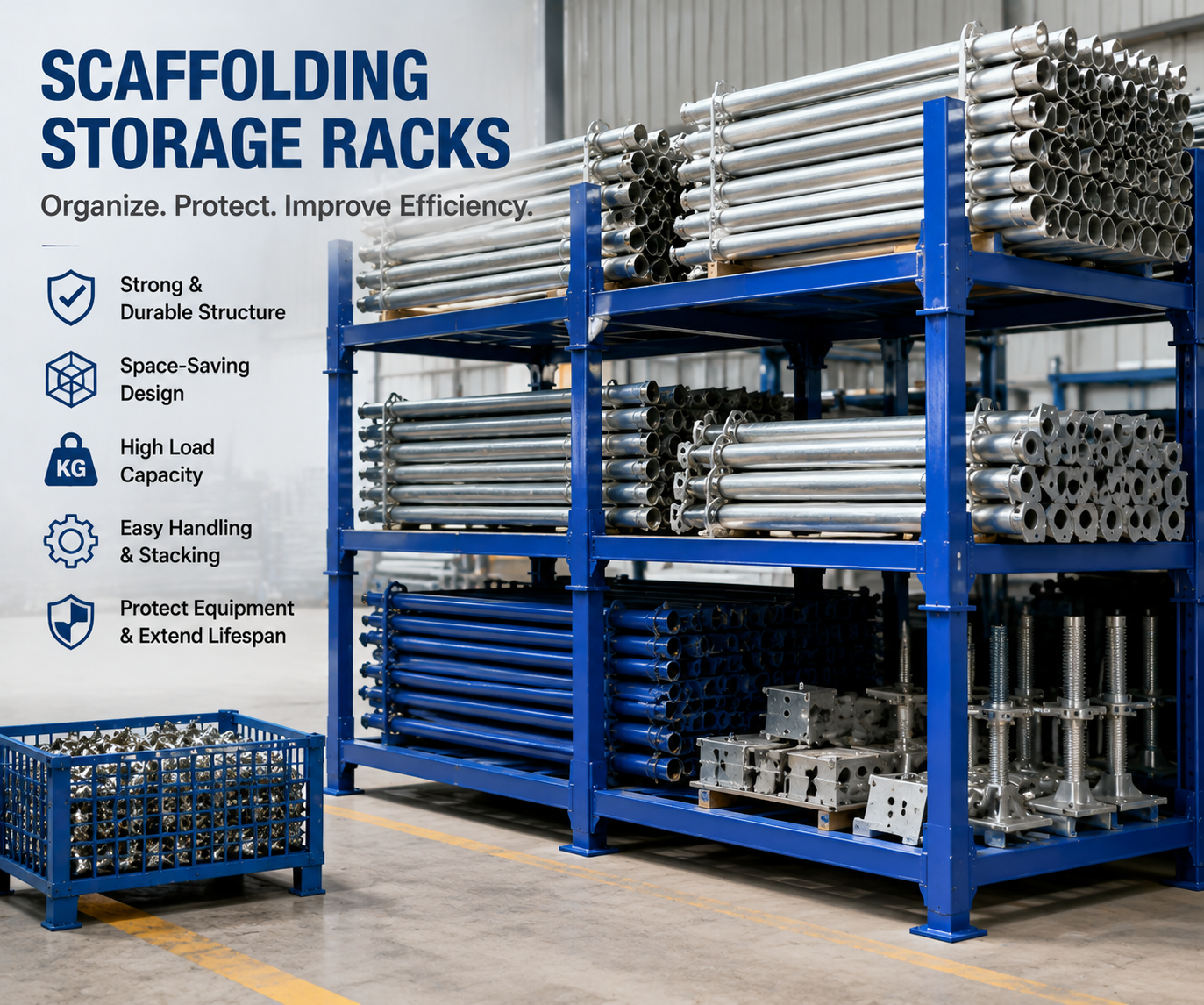 Scaffolding Storage Racks: An Efficient Storage Solution for Construction Equipment Management