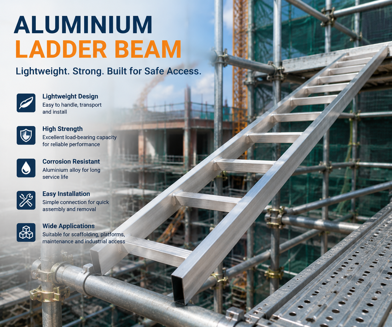 Aluminium Ladder Beam: Lightweight and Durable Access Solution for Construction Projects