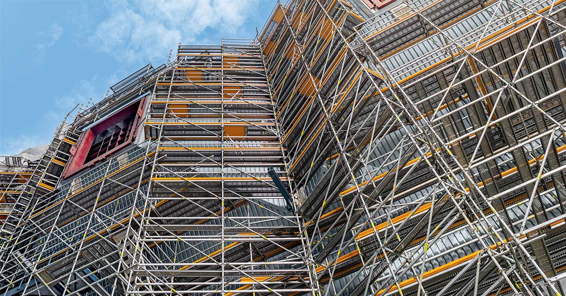 Things to note when constructing a fastener-type steel pipe scaffold