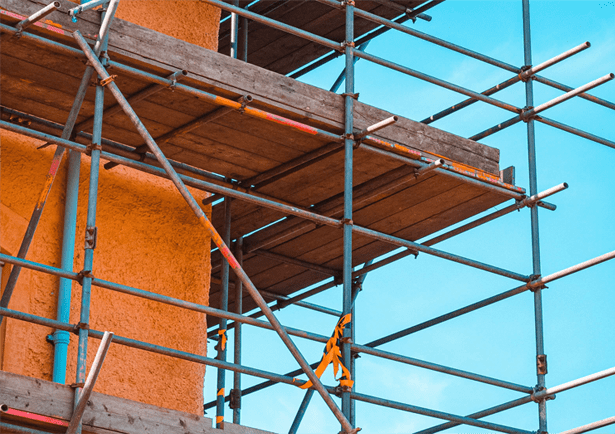 What are the anti-corrosion treatments for modular scaffolding
