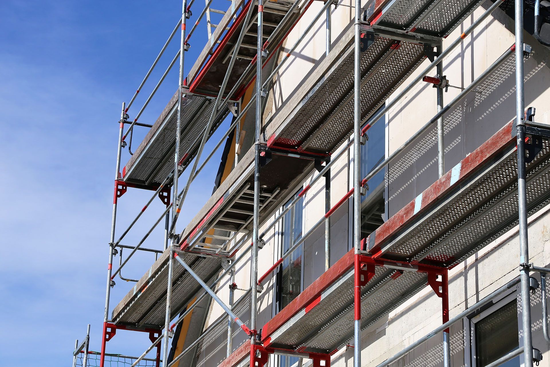 Why do we recommend that you use the disc-type scaffolding