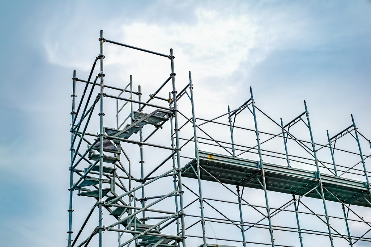 How to install common buckle scaffolding
