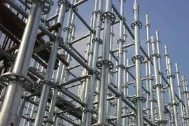 Heavy-Duty Galvanized Ringlock Scaffolding Construction Support Project